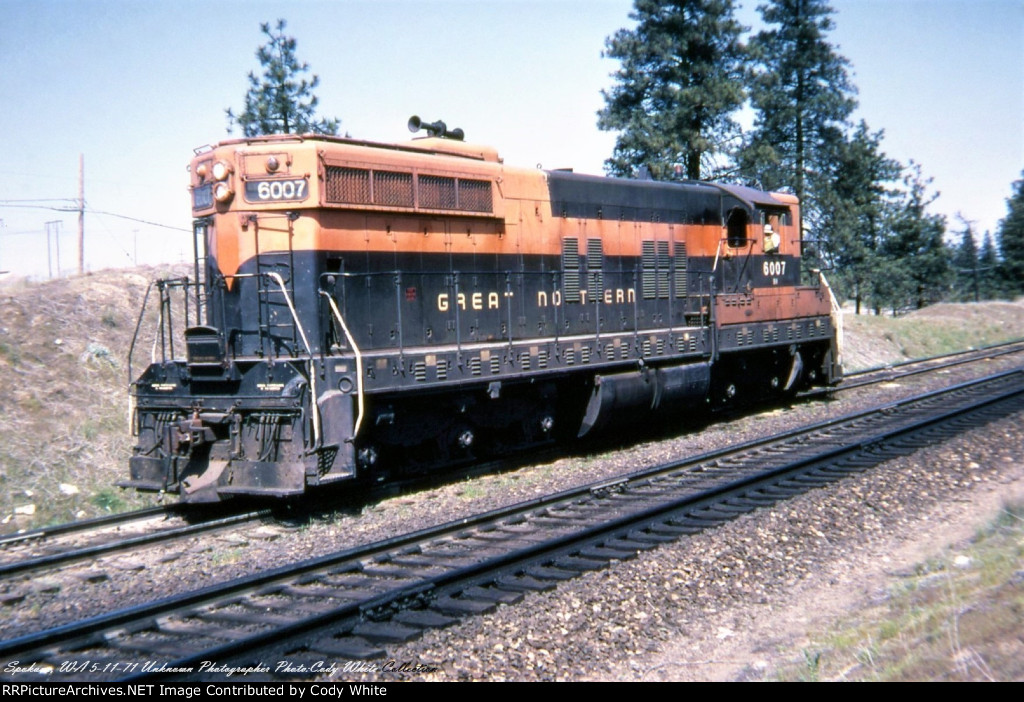 Burlington Northern SD7 6007
